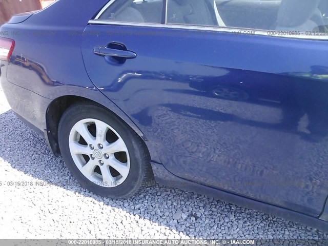 4T4BF3EK3AR044394 - 2010 TOYOTA CAMRY SE/LE/XLE BLUE photo 6