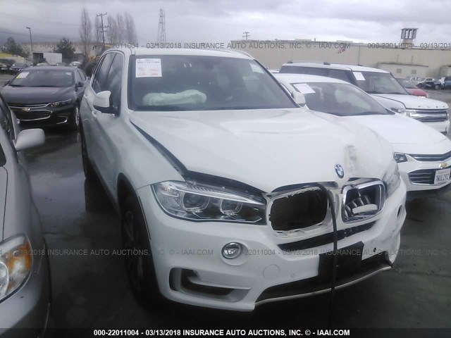 5UXKR2C31H0U24846 - 2017 BMW X5 SDRIVE35I WHITE photo 1