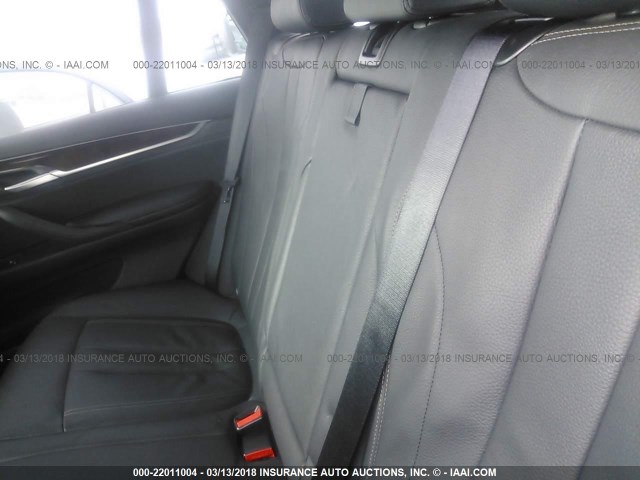 5UXKR2C31H0U24846 - 2017 BMW X5 SDRIVE35I WHITE photo 8