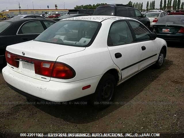 JM1BB1413T0358581 - 1996 MAZDA PROTEGE DX/LX/ES WHITE photo 4