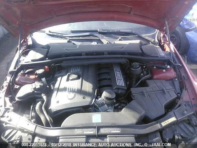 WBAWV135X9P122391 - 2009 BMW 328 I SULEV RED photo 10