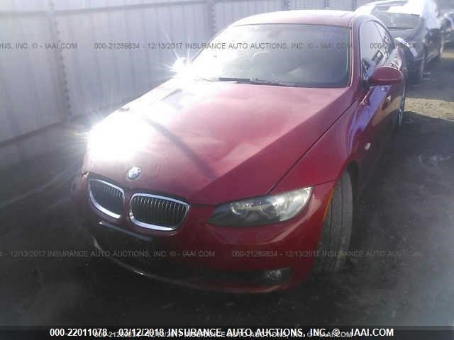 WBAWV135X9P122391 - 2009 BMW 328 I SULEV RED photo 2