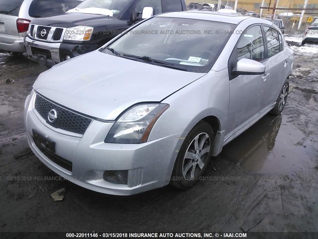 3N1AB6AP8CL752424 - 2012 NISSAN SENTRA 2.0/2.0S/SR/2.0SL SILVER photo 2