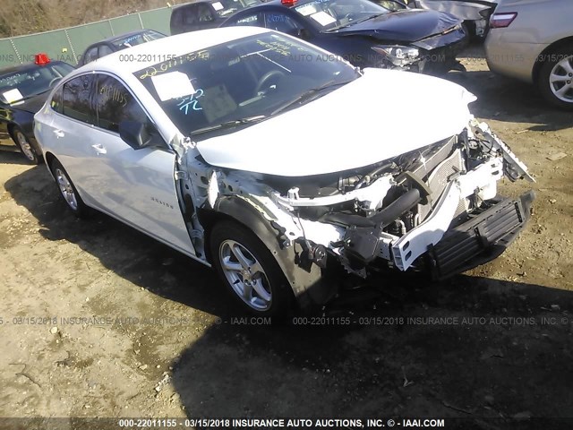 1G1ZB5ST3HF228419 - 2017 CHEVROLET MALIBU LS 白色 照片 1