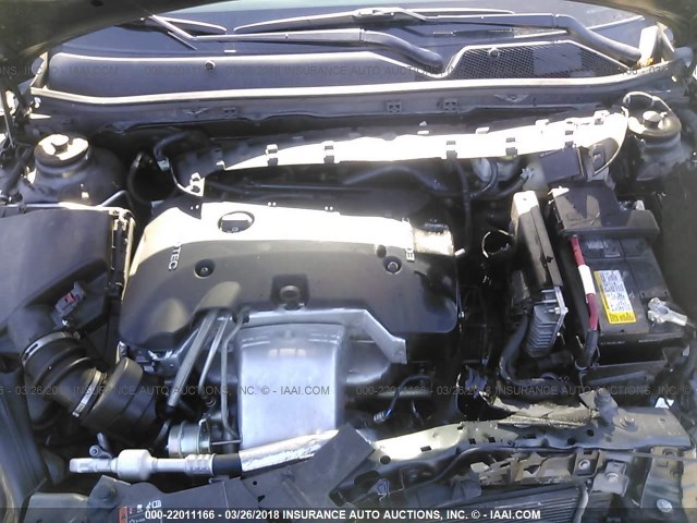 2G4GK5EX8F9176669 - 2015 BUICK REGAL GRAY photo 10