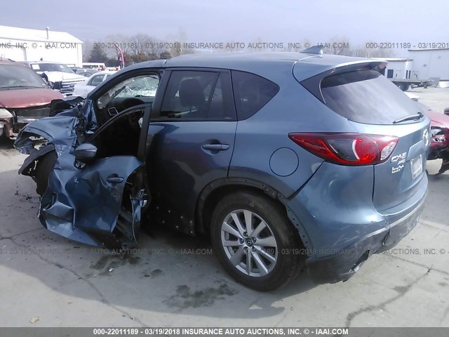 JM3KE4CYXG0634453 - 2016 MAZDA CX-5 TOURING Синий фото 3