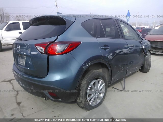 JM3KE4CYXG0634453 - 2016 MAZDA CX-5 TOURING Синий фото 4