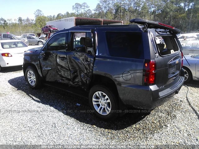 1GNSCBKC6JR129531 - 2018 CHEVROLET TAHOE C1500 LT GRAY photo 3