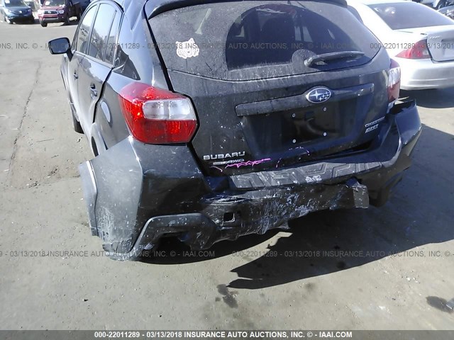 JF2GPABC9G8200167 - 2016 SUBARU CROSSTREK PREMIUM შავი ფოტო 6