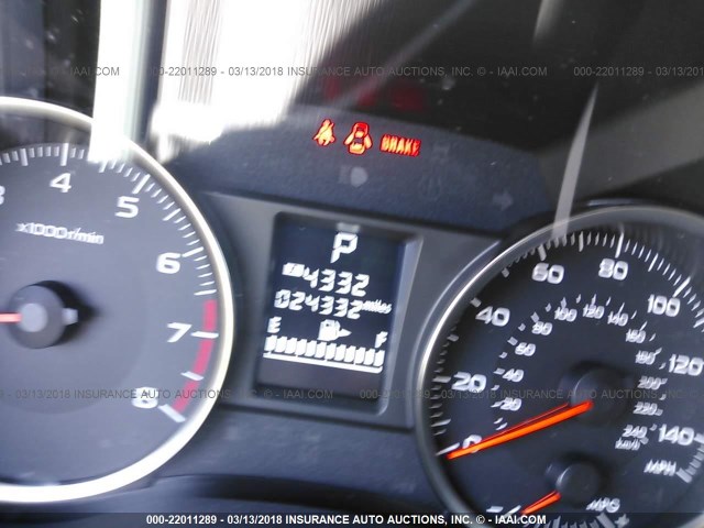 JF2GPABC9G8200167 - 2016 SUBARU CROSSTREK PREMIUM შავი ფოტო 7