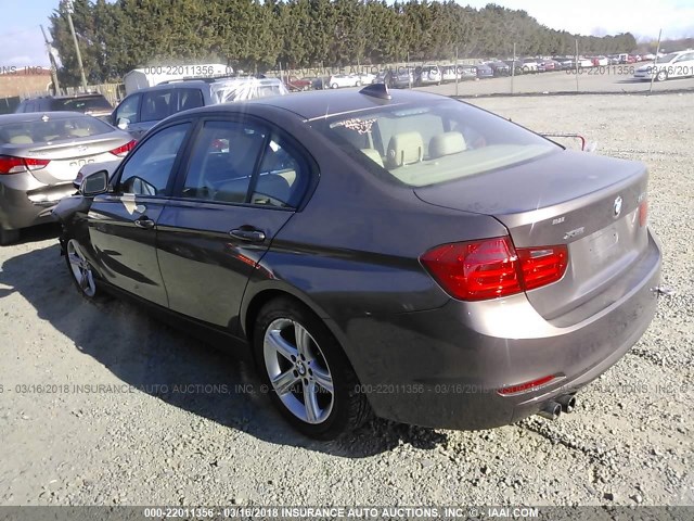 WBA3B5C59DF593496 - 2013 BMW 328 XI SULEV GRAY photo 3