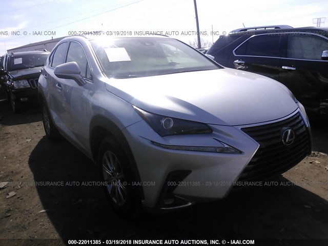 JTJYARBZ5J2089342 - 2018 LEXUS NX 300/BASE/F SPORT SILVER photo 1