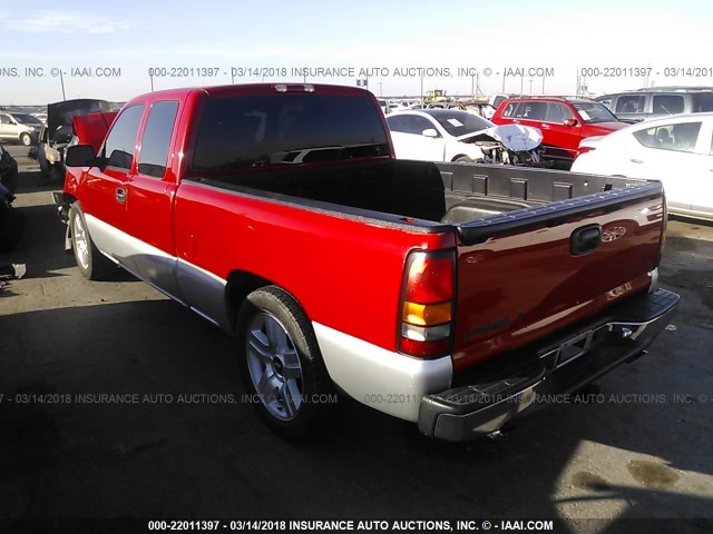 1GTEC19V85Z255287 - 2005 GMC NEW SIERRA C1500 RED photo 3