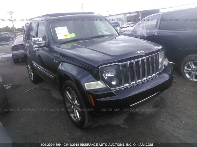 1J4PP2GKXBW556114 - 2011 JEEP LIBERTY SPORT Dark Blue photo 1