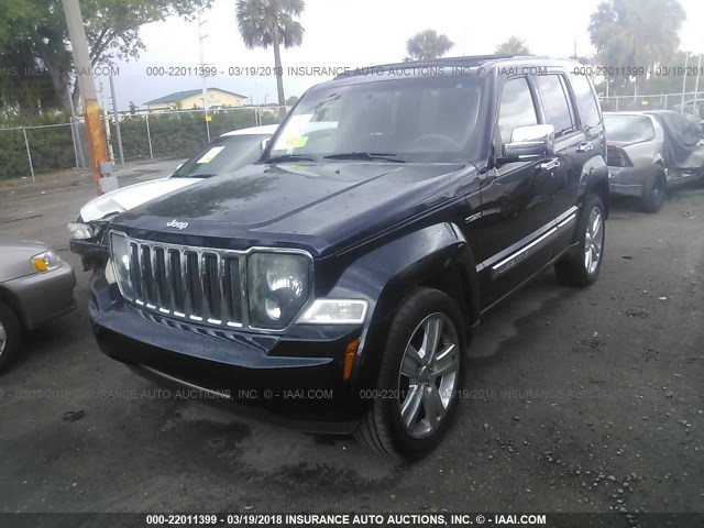 1J4PP2GKXBW556114 - 2011 JEEP LIBERTY SPORT მუქი ლურჯი ფოტო 2