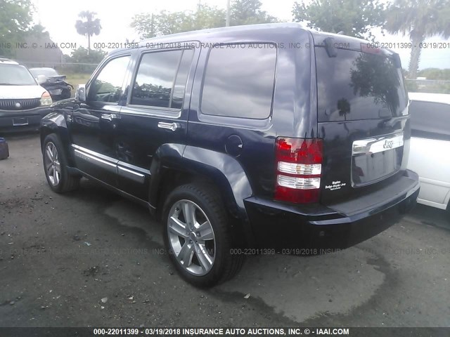 1J4PP2GKXBW556114 - 2011 JEEP LIBERTY SPORT მუქი ლურჯი ფოტო 3