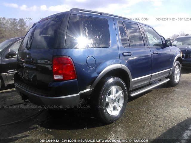1FMDU63K43UA45117 - 2003 FORD EXPLORER XLT/XLT SPORT/NBX 蓝色 照片 4