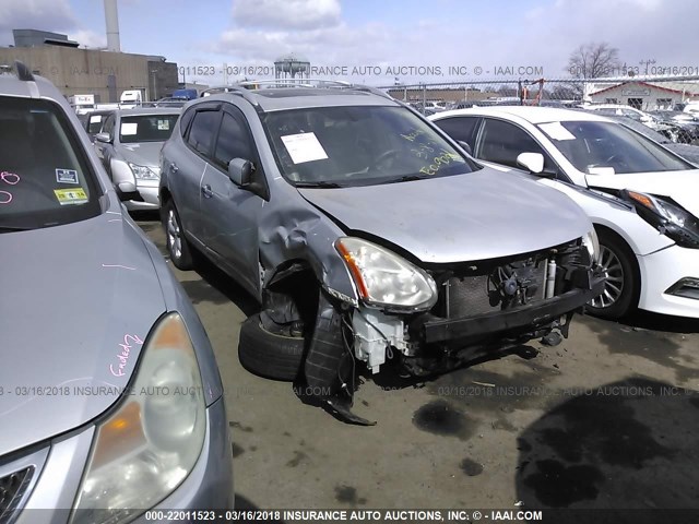 JN8AS5MV0BW251154 - 2011 NISSAN ROGUE S/SV/KROM SILVER photo 1