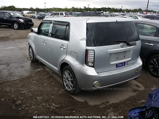 JTLKE50E191071593 - 2009 TOYOTA SCION XB SILVER photo 3