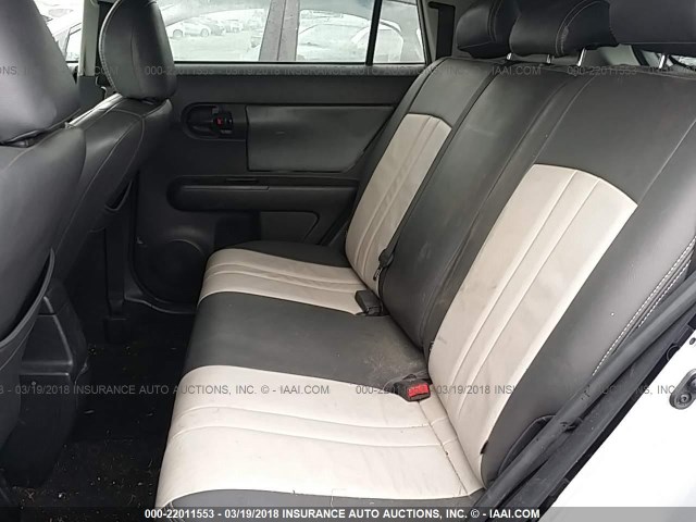 JTLKE50E191071593 - 2009 TOYOTA SCION XB SILVER photo 8