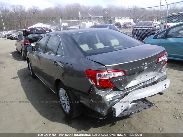 4T4BF1FK5ER348240 - 2014 TOYOTA CAMRY L/SE/LE/XLE GREEN photo 3