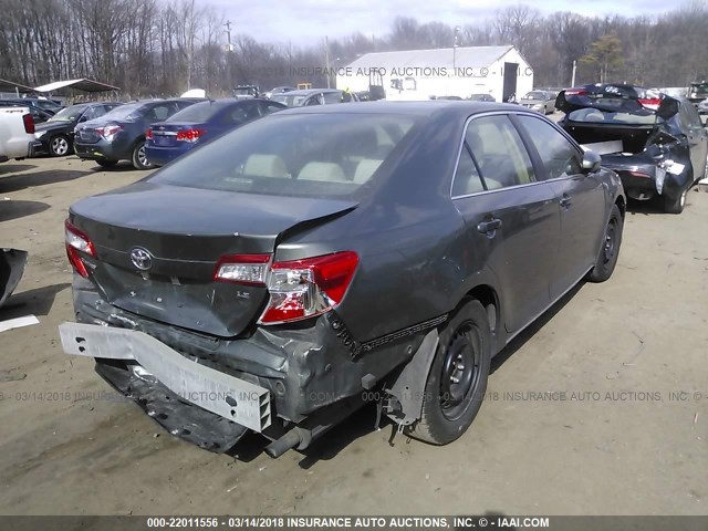 4T4BF1FK5ER348240 - 2014 TOYOTA CAMRY L/SE/LE/XLE 绿色 照片 4