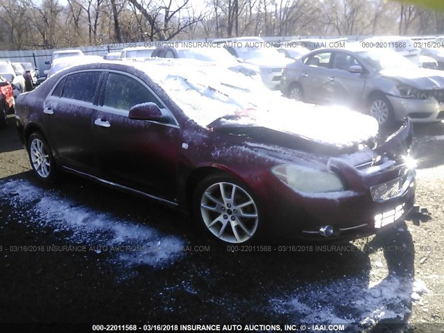 1G1ZK57778F229701 - 2008 CHEVROLET MALIBU LTZ 红色 照片 1
