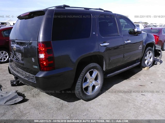 1GNSCBE09BR246264 - 2011 CHEVROLET TAHOE C1500 LT GRAY photo 4