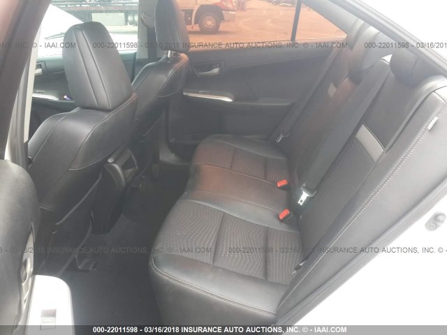 4T1BF1FK3CU169525 - 2012 TOYOTA CAMRY SE/LE/XLE Белый фото 8