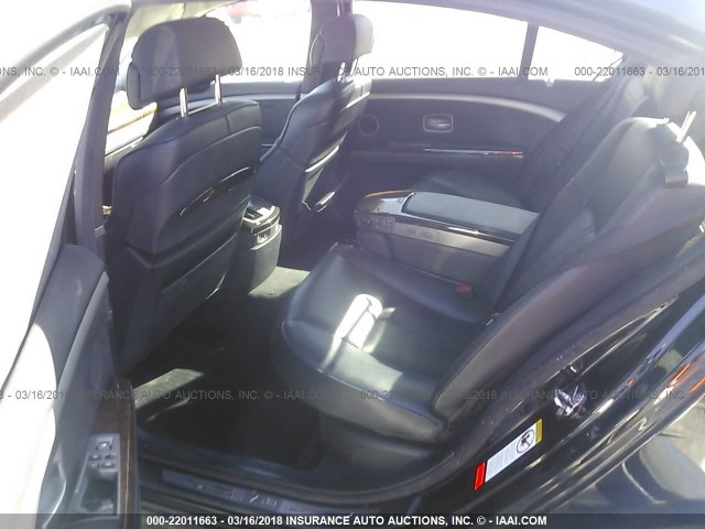 WBAGN83473DK10618 - 2003 BMW 760 LI BLACK photo 8