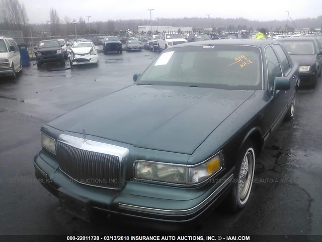 1LNLM82W3SY749845 - 1995 LINCOLN TOWN CAR SIGNATURE/SPINNAKER GREEN photo 6