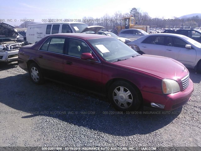 1G6KD54Y14U118621 - 2004 CADILLAC DEVILLE RED photo 1