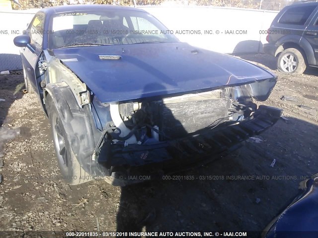 2B3CJ4DV8AH323928 - 2010 DODGE CHALLENGER SE BLUE photo 6