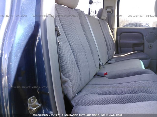 1D7KU28D04J141804 - 2004 DODGE RAM 2500 ST/SLT 蓝色 照片 8