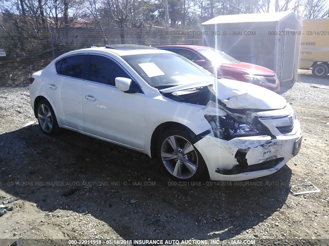 19VDE1F54DE010435 - 2013 ACURA ILX 20 PREMIUM WHITE photo 1