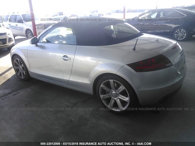 TRURD38J481003635 - 2008 AUDI TT 3.2 QUATTRO SILVER photo 3