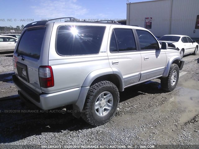 JT3HN87R5X0243521 - 1999 TOYOTA 4RUNNER LIMITED SILVER photo 4