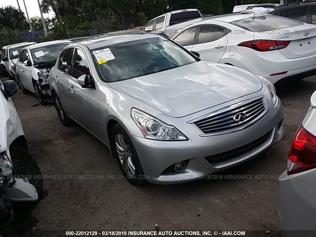 JN1CV6AP2DM720799 - 2013 INFINITI G37 JOURNEY/SPORT SILVER photo 1