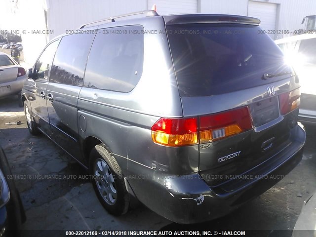 5FNRL18003B057572 - 2003 HONDA ODYSSEY EXL ვერცხლისფერი ფოტო 3