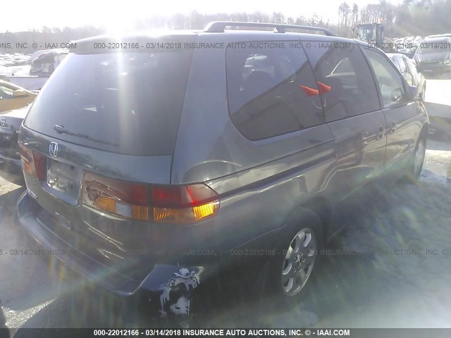 5FNRL18003B057572 - 2003 HONDA ODYSSEY EXL SILVER photo 4