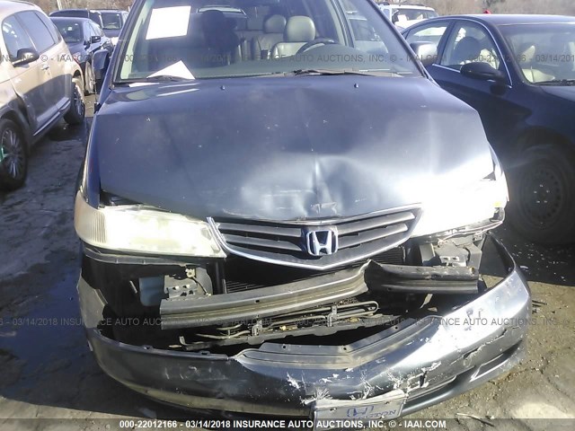 5FNRL18003B057572 - 2003 HONDA ODYSSEY EXL ვერცხლისფერი ფოტო 6
