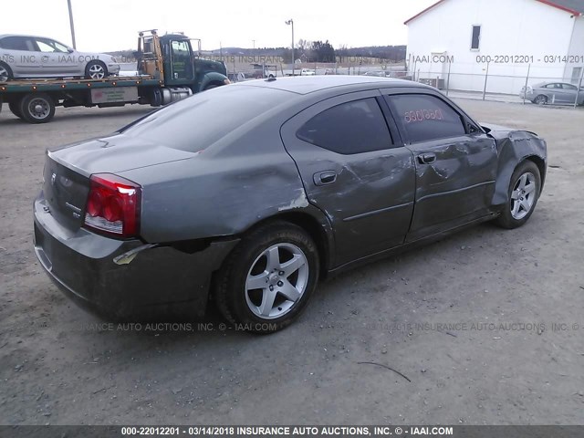 2B3CA3CV4AH237009 - 2010 DODGE CHARGER SXT GRAY photo 4