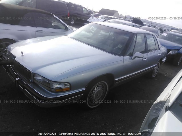 1G4CW52L3R1629738 - 1994 BUICK PARK AVENUE  BLUE photo 2