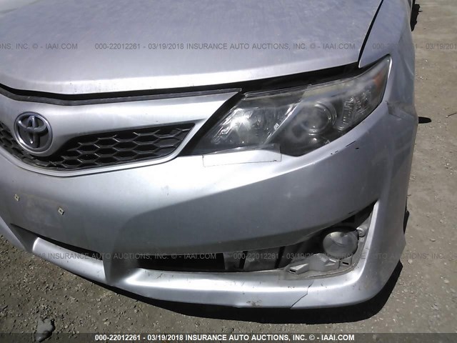 4T1BF1FK4EU377433 - 2014 TOYOTA CAMRY L/SE/LE/XLE SILVER photo 6