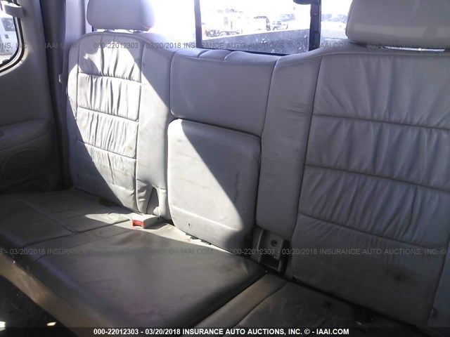 5TBRT34144S445534 - 2004 TOYOTA TUNDRA ACCESS CAB SR5 BLUE photo 8