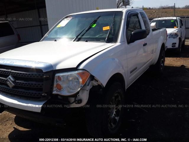 5Z62D0CT5BC425154 - 2011 SUZUKI EQUATOR SPORT WHITE photo 2