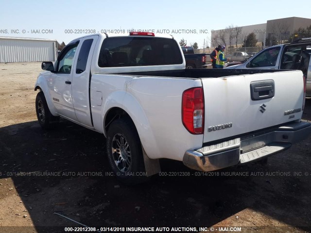 5Z62D0CT5BC425154 - 2011 SUZUKI EQUATOR SPORT WHITE photo 3