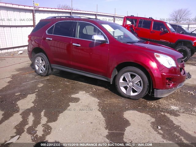 2GNALFEK7D6220779 - 2013 CHEVROLET EQUINOX LTZ RED photo 1