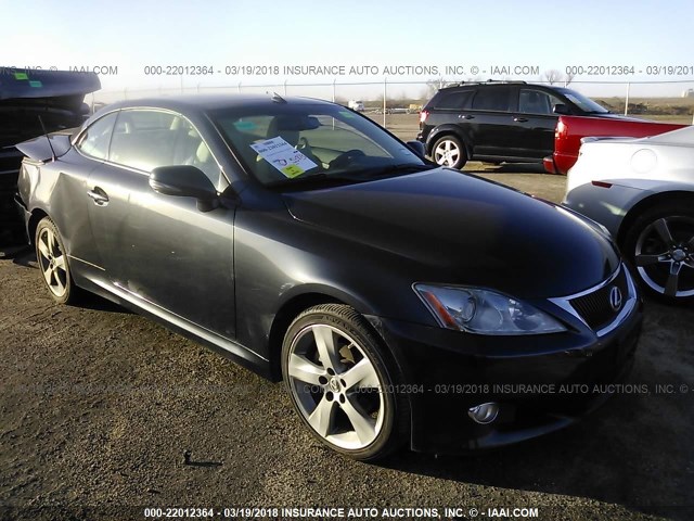 JTHFF2C22A2506130 - 2010 LEXUS IS 250 GRAY photo 1