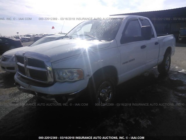 3D7KA28C04G248174 - 2004 DODGE RAM 2500 ST/SLT WHITE photo 2